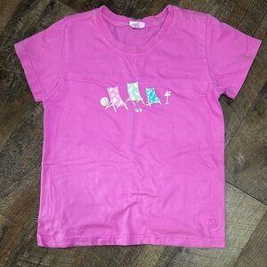 Fresh Produce T Shirt Pink Beach chairs 
Womens X Small Allure Jersey Cotton Tee